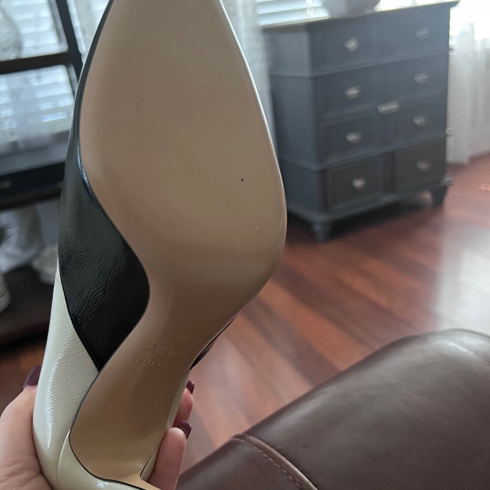 Elegant Black and White Women's Heels